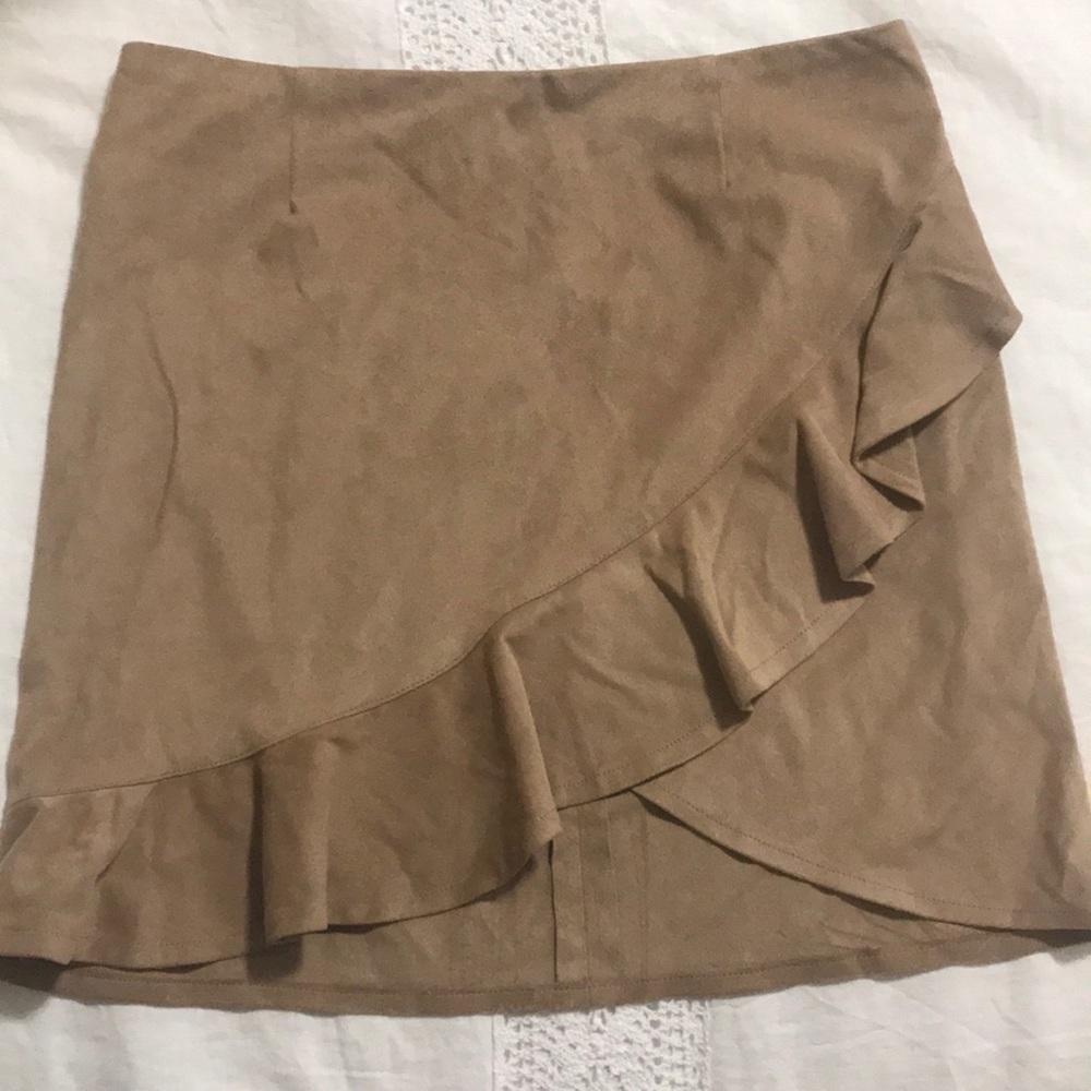 Suede tan skirt from Jack by BB Dakota